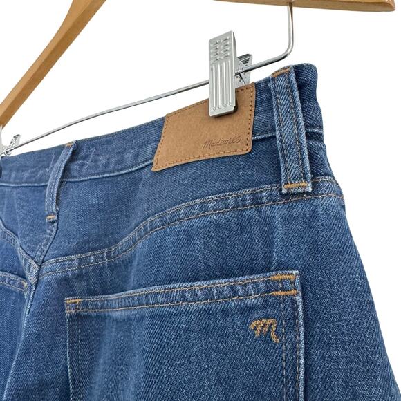 Madewell size 29 Baggy Straight Jeans in Dark Worn Indigo Wash - NH643 - Picture 4 of 6